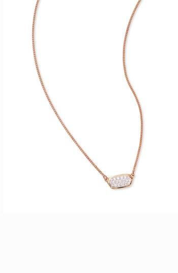 Women's Kendra Scott Lisa Diamond & Gold Pendant Necklace