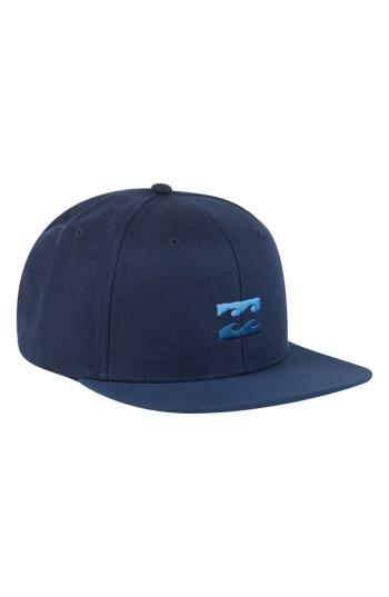 Men's Billabong All Day Snapback Baseball Cap - Blue