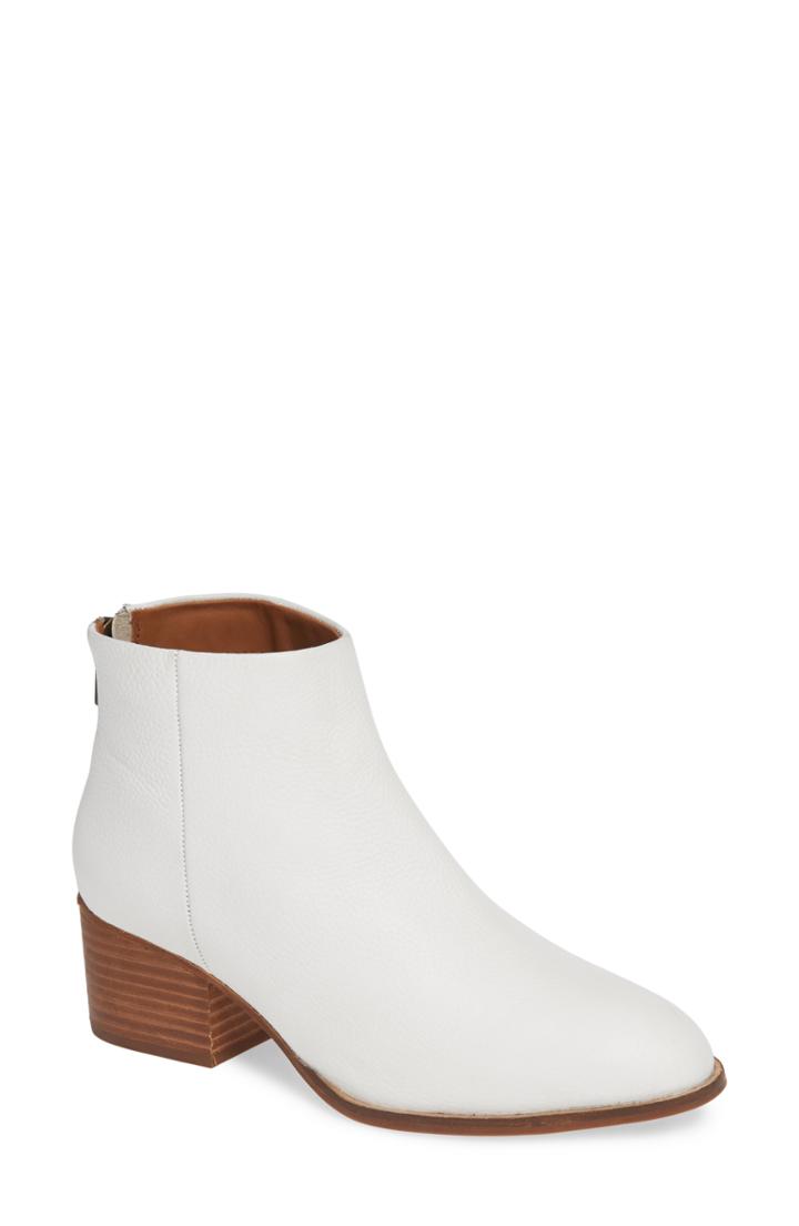 Women's Seychelles Floodplain Block Heel Bootie M - White