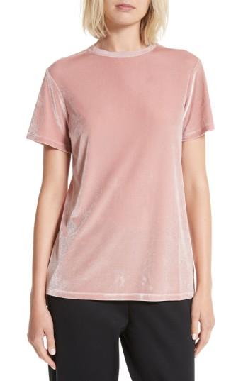 Women's Ted Baker London Hilby Velvet Tee - Pink