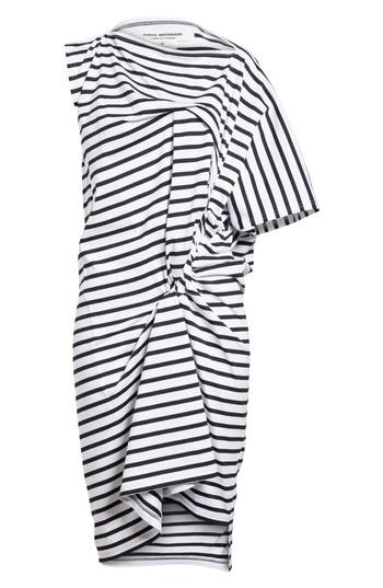 Women's Junya Watanabe Asymmetrical Stripe Dress