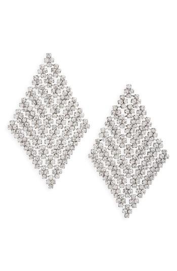 Women's Nina Crystal Mesh Drop Earrings
