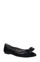 Women's J. Renee Allitson Bow Flat M - Blue