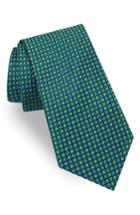 Men's Ted Baker London Delicate Neat Silk Tie, Size - Green