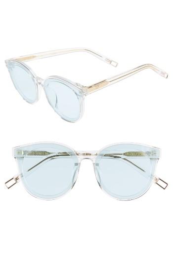 Women's Gentle Monster Black Peter 61mm Rounded Sunglasses - Clear