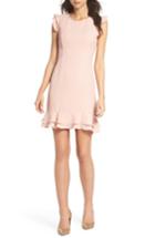 Women's 19 Cooper Ruffle Hem Sheath Dress - Pink