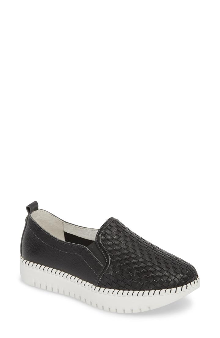 Women's Bernie Mev. Stretch Woven Platform Sneaker Us / 37eu - Black