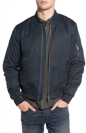 Men's Ben Sherman Ma1 Bomber Jacket - Blue