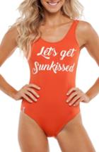 Women's Rhythm Sunkissed One-piece Swimsuit - Orange