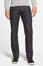 Men's The Unbranded Brand 'ub222' Slim Tapered Fit Raw Selvedge Jeans - Blue