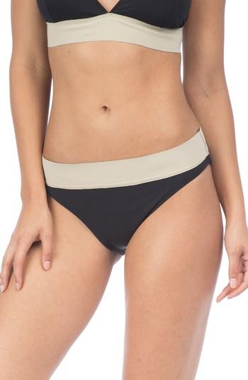 Women's La Blanca Bondage Banded Hipster Binkini Bottom - Black