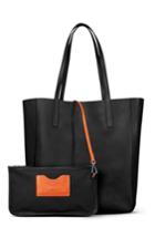 Shinola Medium Leather Shopper - Black