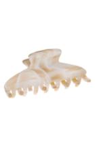 France Luxe Mini Cassandra Jaw Clip, Size - Beige