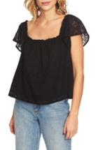 Women's 1.state Embroidered Blouse, Size - Black