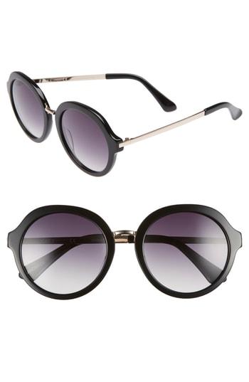 Women's Chelsea28 54mm Round Sunglasses - Black