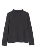 Petite Women's Eileen Fisher Funnel Neck Sweater, Size P - Grey