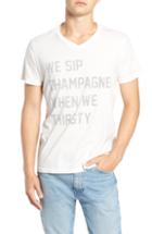 Men's Sol Angeles Sip Champagne V-neck T-shirt
