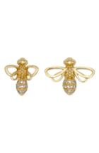 Women's Temple St Clair 18k Gold & Diamond Bee Stud Earrings