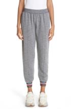 Women's Stella Mccartney Chevron Knit Track Pants Us / 38 It - Black