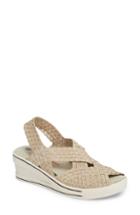 Women's Bernie Mev. Lux Gigi Wedge Sandal Us / 42eu - Metallic