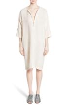 Women's Zero + Maria Cornejo Mc Mesh Drape Dress - White