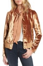 Women's Chelsea28 Velvet Jacket, Size - Metallic
