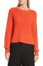Women's Eileen Fisher Scoop Neck Sweater, Size - Orange