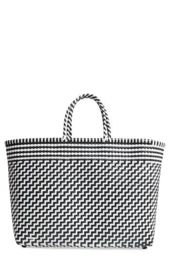Truss Large Woven Tote - Black