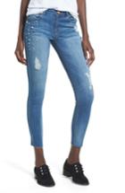 Women's 1822 Denim Pearl Detail Skinny Jeans