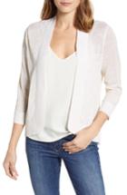 Women's Tommy Bahama Lea Shimmer Open Front Cardigan - Beige