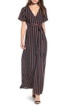 Women's Leith Tie Sleeve Fit & Flare Dress - Black