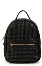 Sole Society Nikole Faux Leather Backpack - Black