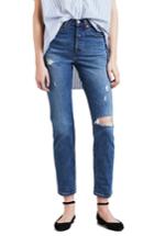 Women's Levi's Wedgie Icon Fit Ripped High Waist Ankle Jeans