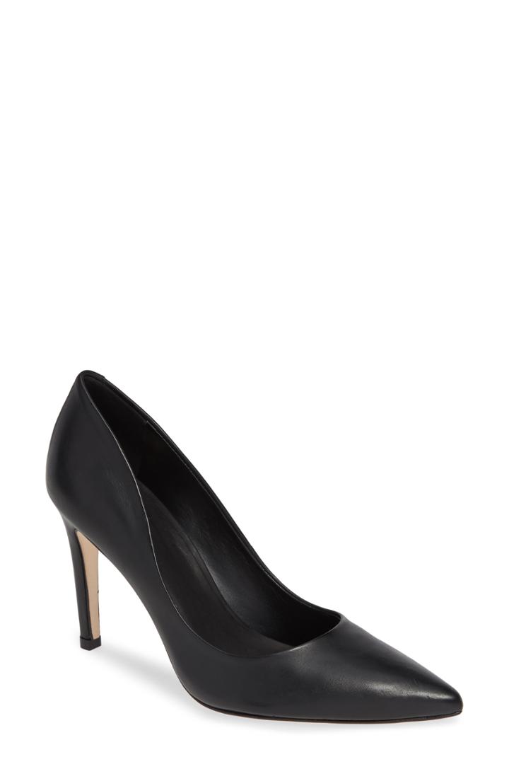 Women's Black Suede Studio Gemma Pump