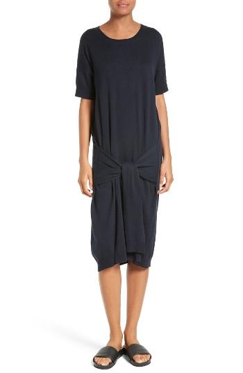 Women's Vince Tie Front Sweater Dress