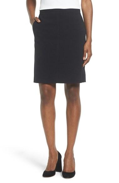 Women's Anne Klein Two-pocket Suit Skirt