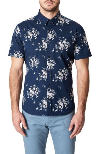 Men's 7 Diamonds Feelin' Free Woven Shirt - Blue