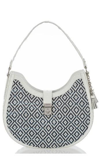 Brahmin Bethany Denim & Leather Hobo -