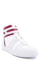 Men's Badgley Mischka Belmondo High Top Sneaker .5 M - White