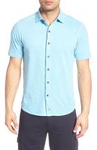 Men's Thaddeus Mcadams Slub Jersey Sport Shirt