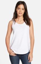 Women's Eileen Fisher Organic Cotton Jersey Tank - White
