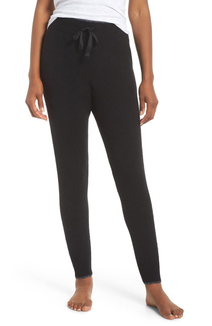 Women's Morgan Lane Cashmere Lounge Pants - Black