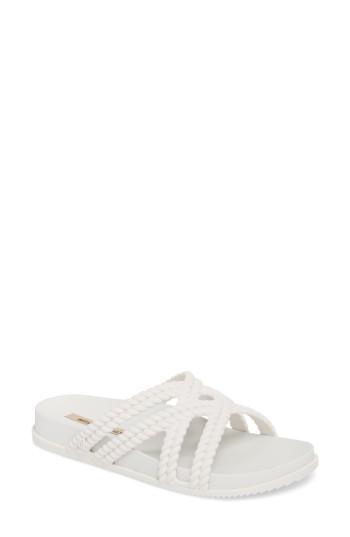 Women's Melissa Cosmic Salinas Slide Sandal M - White