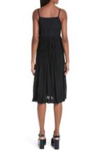 Women's Tricot Comme Des Garcons Pleated Chiffon Slipdress - Black