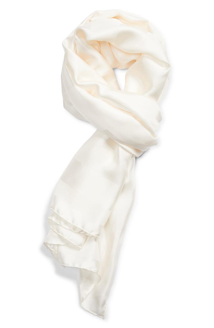 Women's Givenchy Optical 4g Silk Scarf, Size - White
