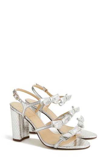 Women's J.crew Stella Bow Sandal M - Metallic