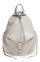 Rebecca Minkoff Medium Julian Leather Backpack - White
