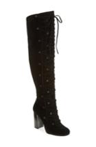 Women's Vince Camuto Thanta Over The Knee Boot .5 M - Black