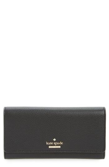 Women's Kate Spade New York Jackson Street - Celina Leather Wallet - Black
