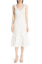 Women's Rebecca Taylor Adriana Eyelet Midi Dress - White